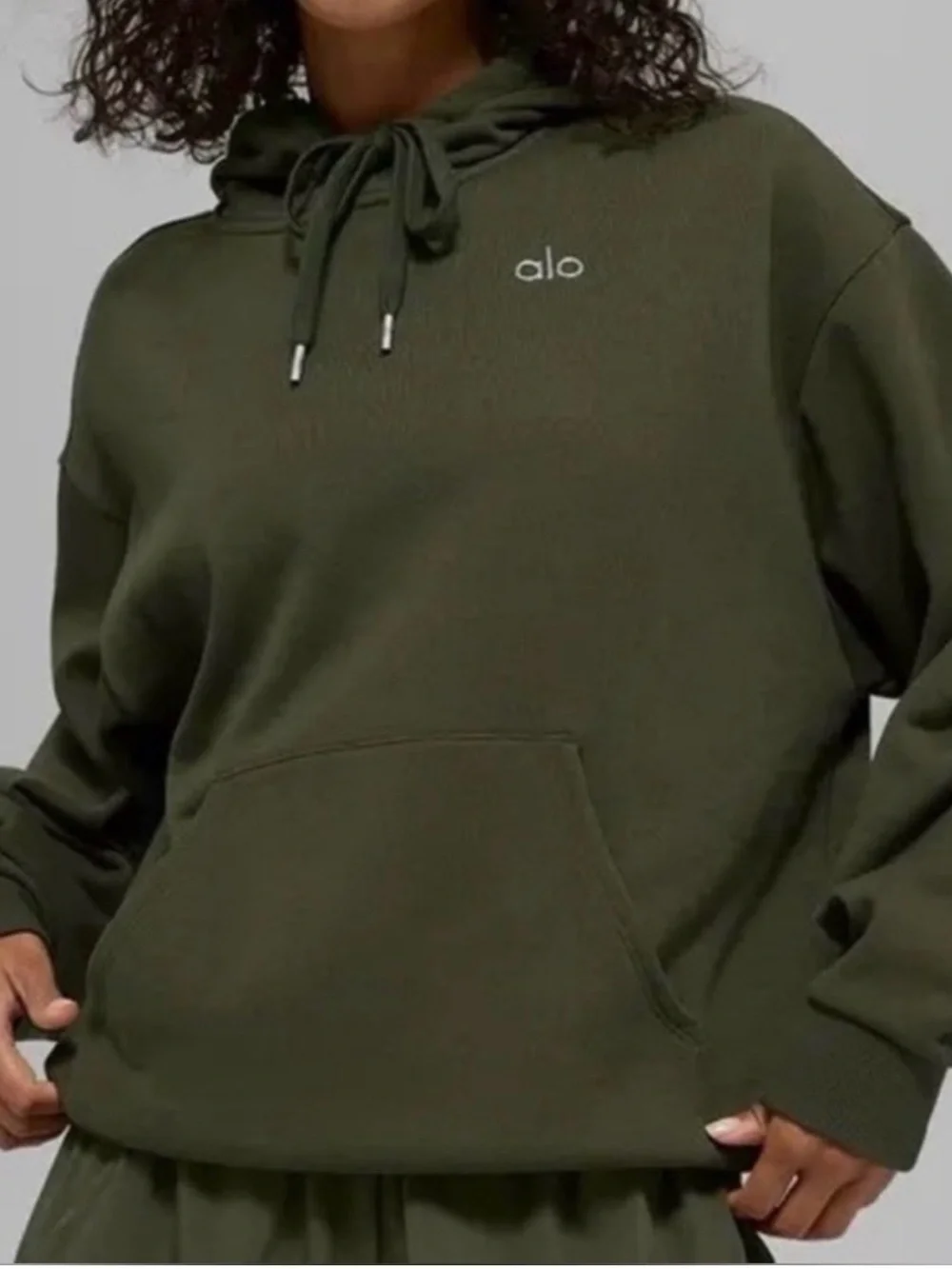 Alo Olive Green Hoodie
